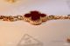 Replica VC&A Vintage Allhambra Pink Onyx Bracelet with 5 motifs (9)_th.jpg